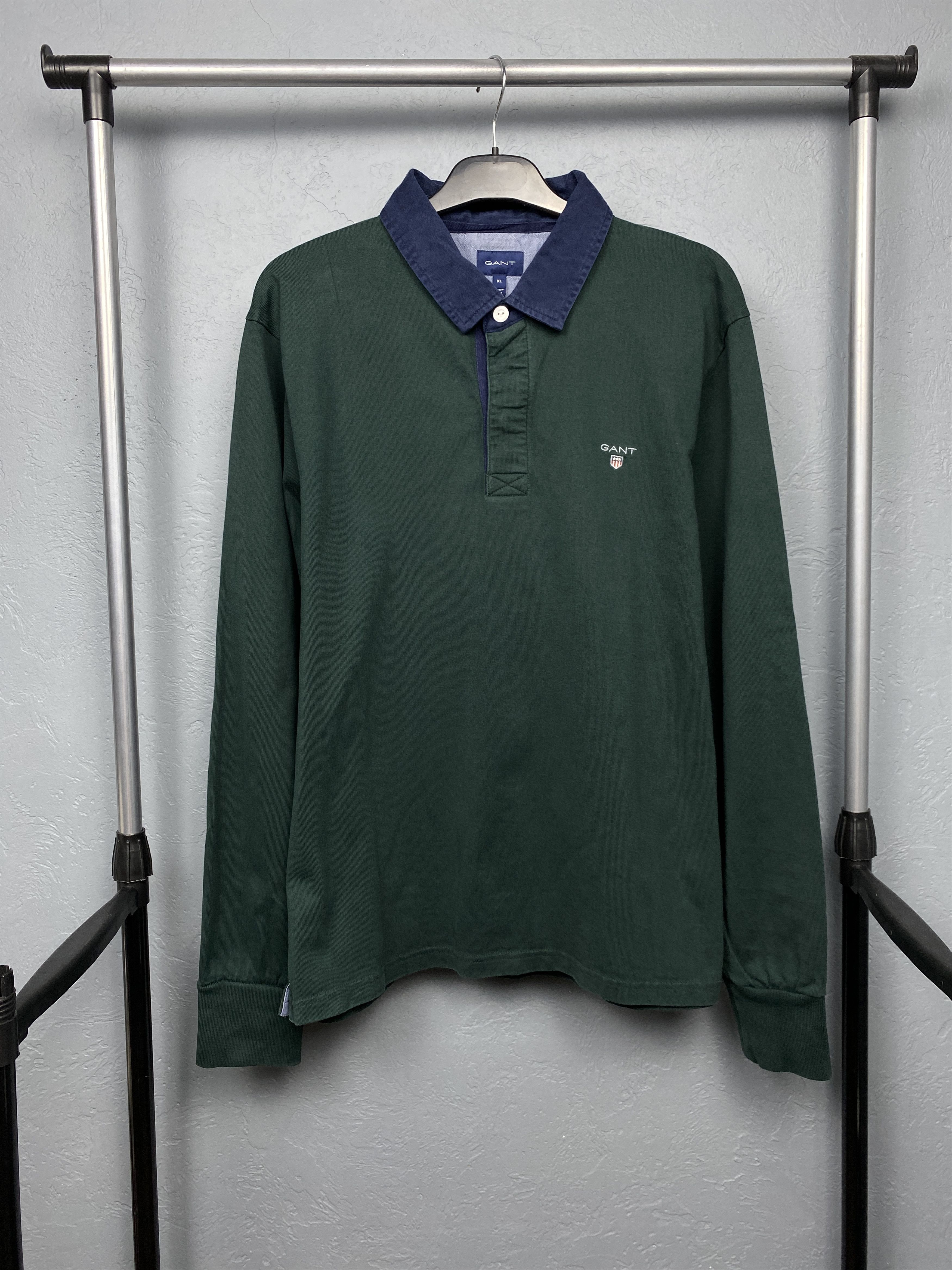 Gant Gant Vintage Mens Rugby Long Sleeve Polo Shirt Size US XL / EU 56 / 4 - 1 Thumbnail