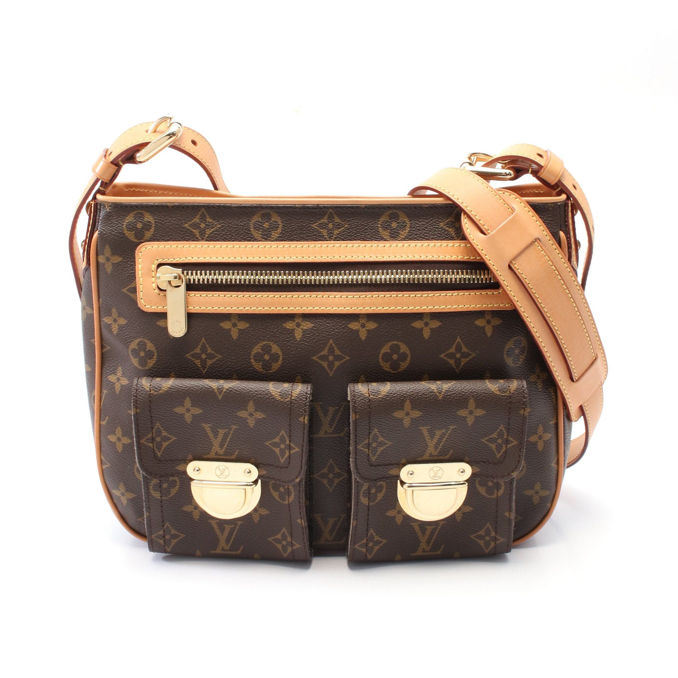Louis Vuitton Louis Vuitton Hudson Gm Monogram Shoulder Bag Leather Brown Size ONE SIZE - 1 Thumbnail