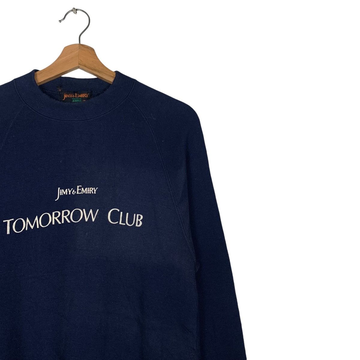 Vintage JIMY & EMIRY Tomorrow Club Crewneck Sweatshirt #1534-C39 Size US M / EU 48-50 / 2 - 5 Thumbnail