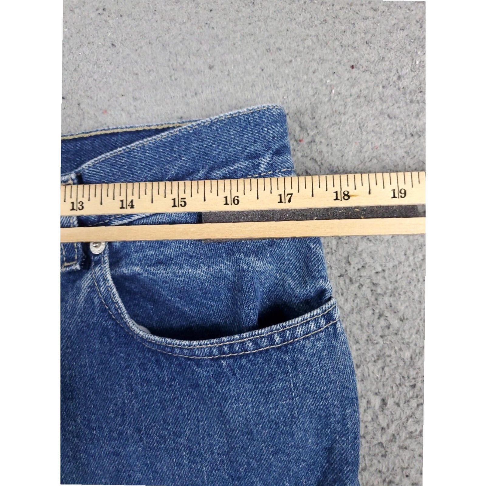 Tommy Hilfiger Tommy Hilfiger Jeans Womens Straight Denim Pants Blue Size 14 Regular Fit Cotton Blend Size 36" / US 14 / IT 50 - 4 Thumbnail