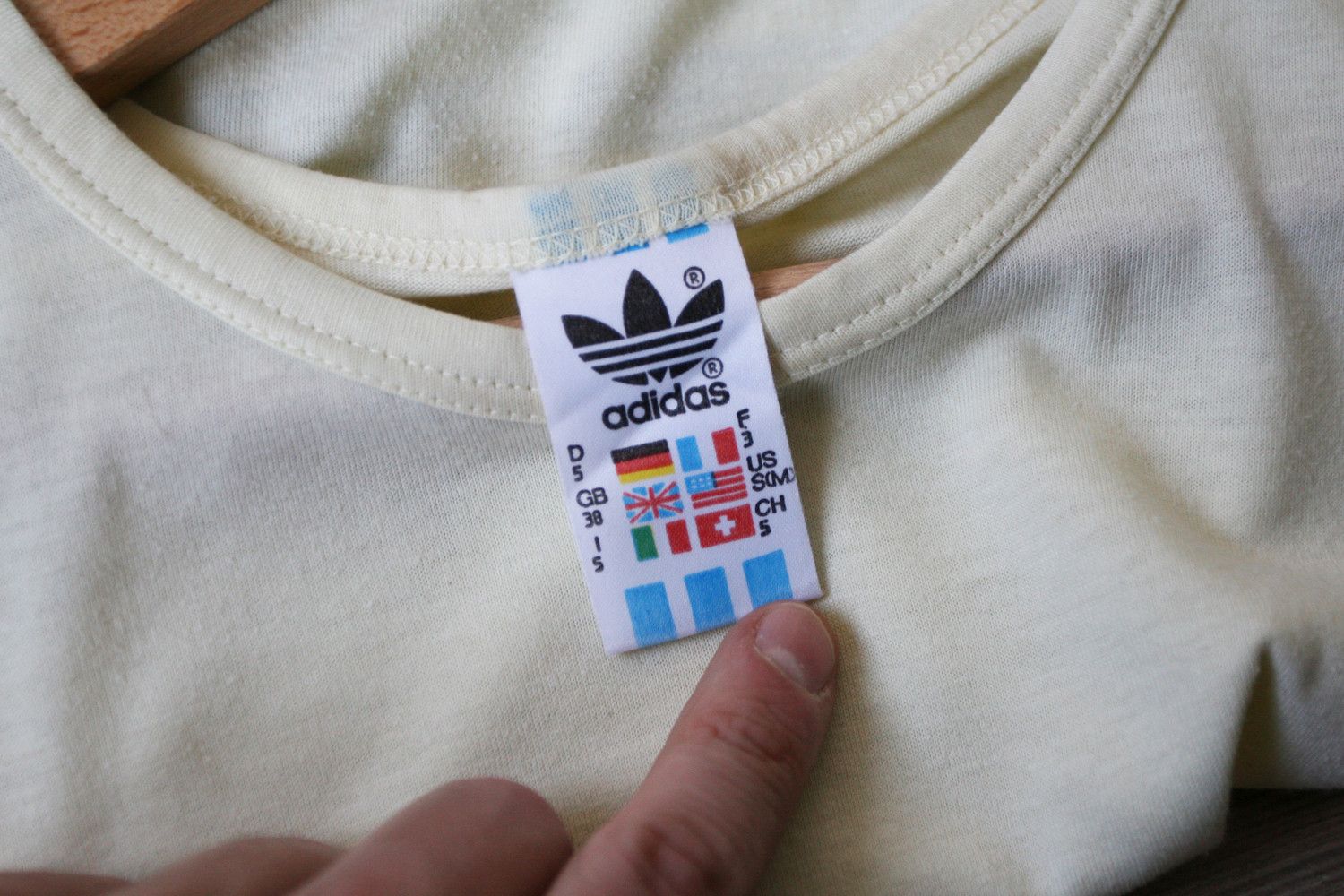 Adidas Vintage 1980s Adidas Ivan Lendl Tennis Pattern T Shirt S M Size US M / EU 48-50 / 2 - 5 Thumbnail