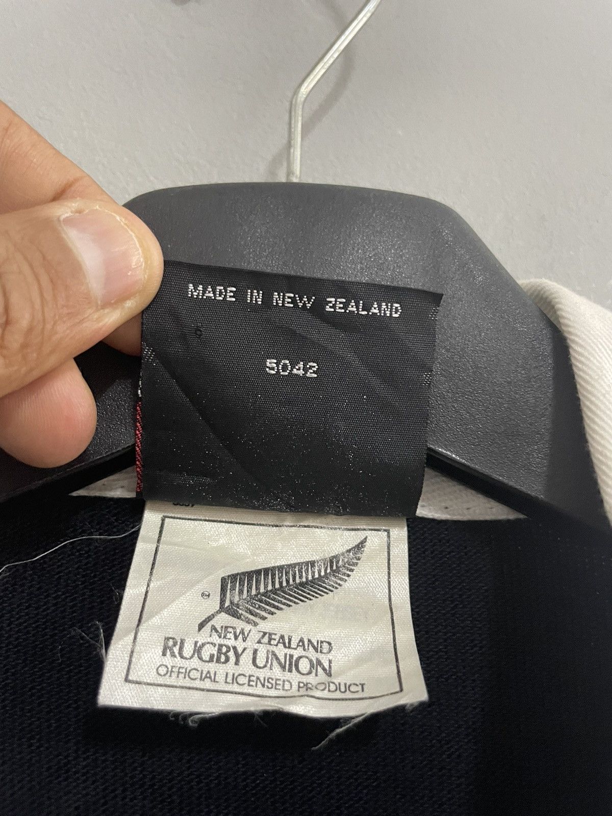 Canterbury of New Zealand Vintage NEW ZEALAND All Blacks Jersey Centenary 100y Steinla Size US L / EU 52-54 / 3 - 3 Thumbnail