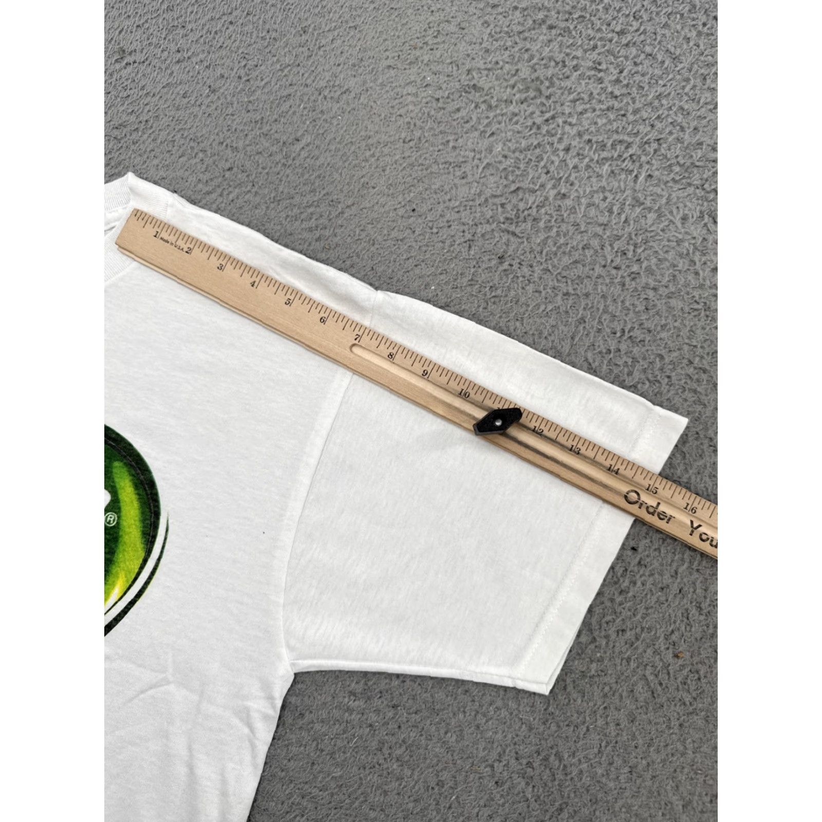 Fruit Of The Loom VINTAGE Mountain Dew Logo Shirt Mens L White Cotton Logo 90s Classic T-Shirt Size US L / EU 52-54 / 3 - 7 Thumbnail