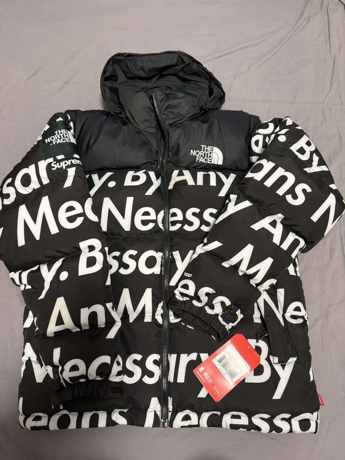 Supreme × The North Face Supreme tnf north face black bamn by any means nuptse jacket Size US M / EU 48-50 / 2 - 1 Thumbnail