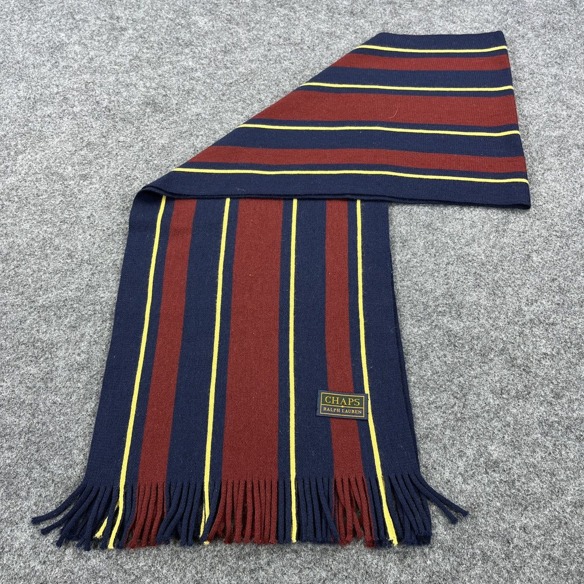 Chaps Ralph Lauren × Vintage Chaps Ralph Lauren Scarf / Muffler / Neckwear T1555 Size ONE SIZE - 3 Thumbnail