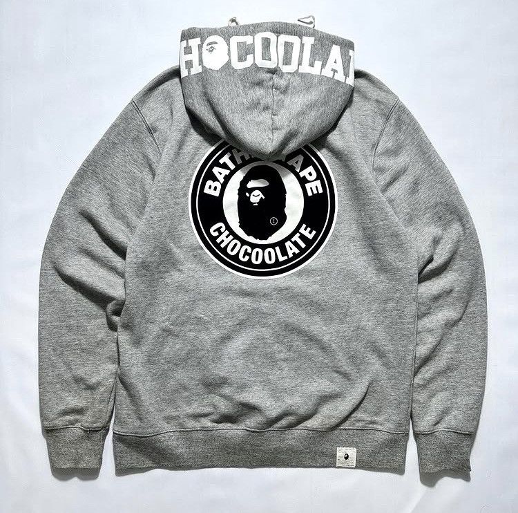 Bape × CHOCOOLATE Bape x Chocolate Ape Head Busy Works Zip Up Hoodie Size US XL / EU 56 / 4 - 1 Thumbnail