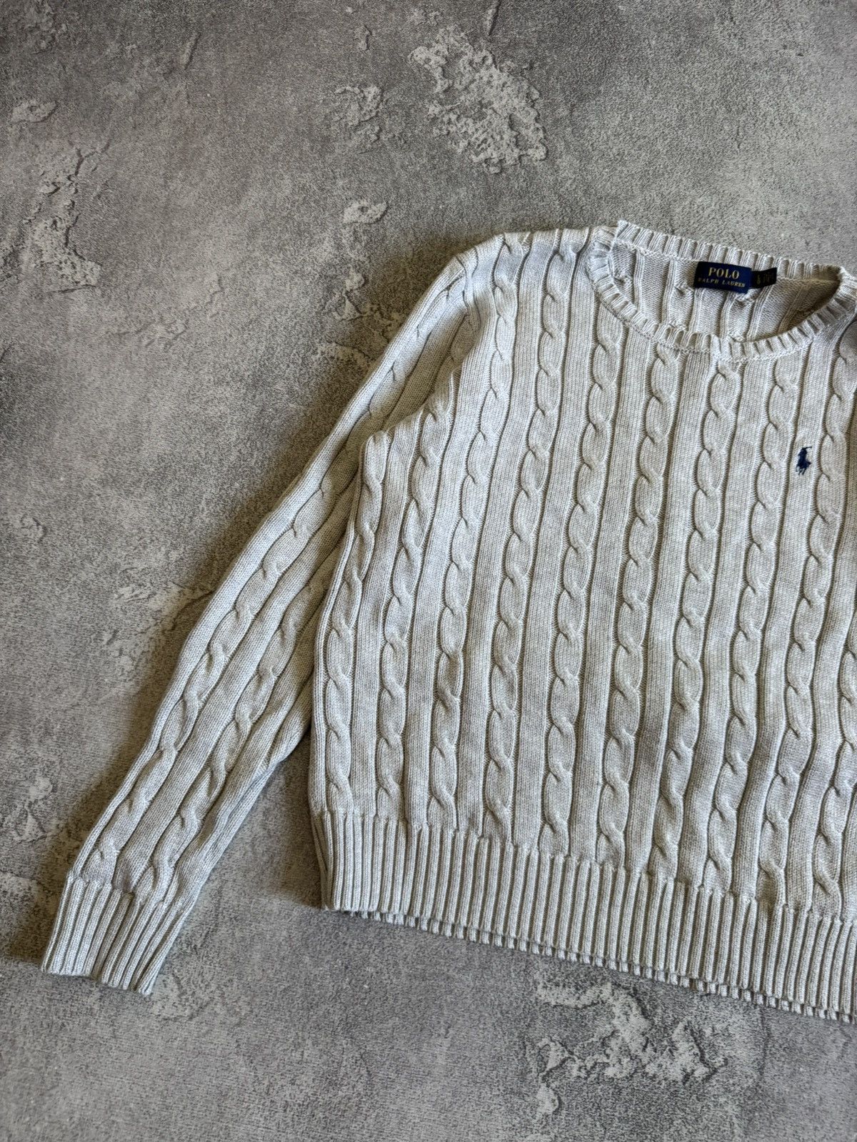 Polo Ralph Lauren Polo Ralph Lauren L/size cable knitwear sweater jumper retro Size L / US 10 / IT 46 - 8 Thumbnail