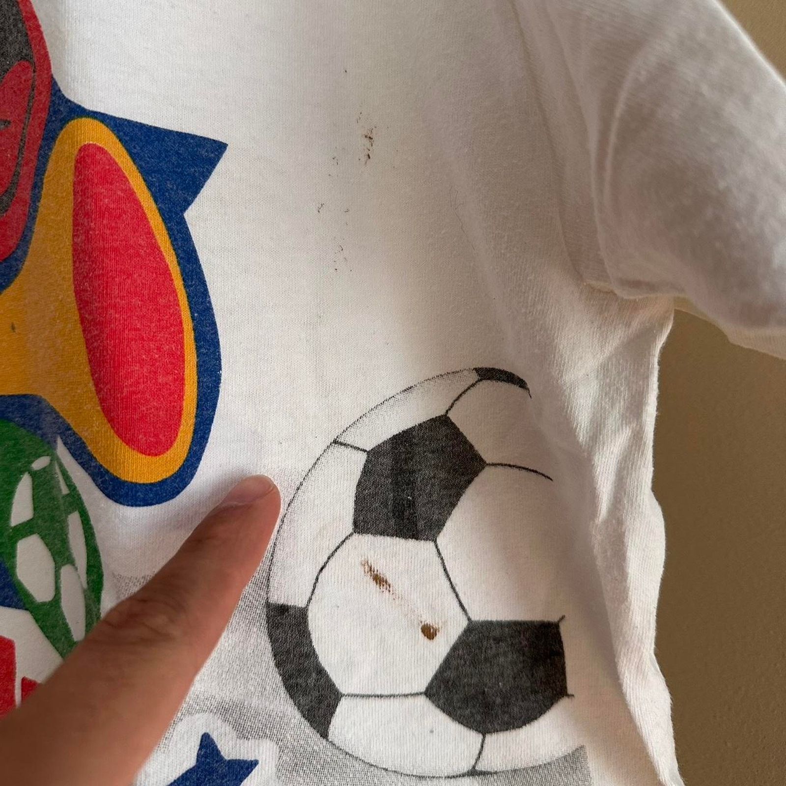 Hanes × Vintage Vintage 2010 World Cup Shirt Size US L / EU 52-54 / 3 - 3 Thumbnail