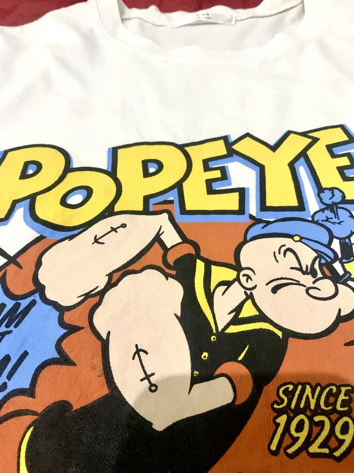 Other Vintage Popeye Graphic T-Shirt SNS Korea – White XL Size US XL / EU 56 / 4 - 2 Thumbnail