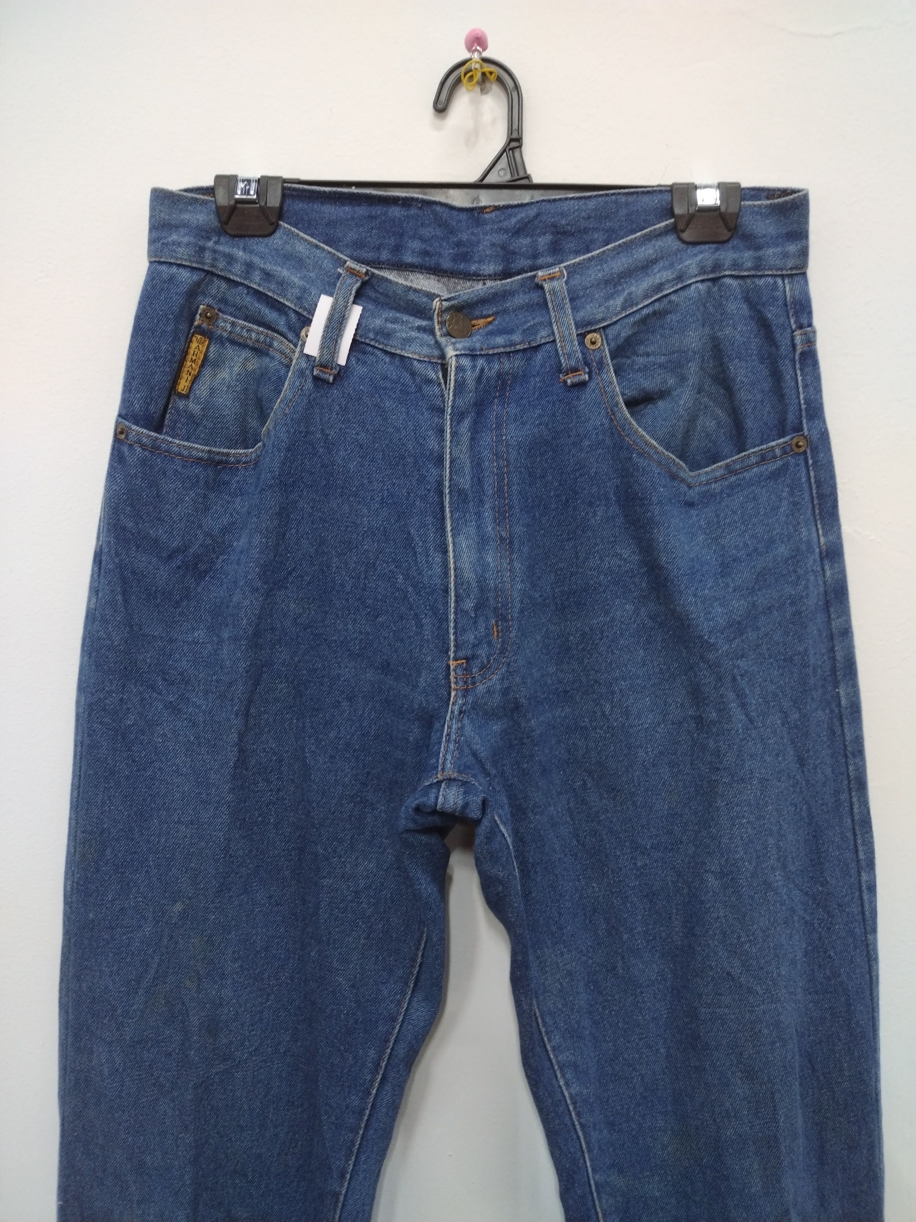 Giorgio Armani × If Six Was Nine × Vintage 💥 Vintage GA Armani Jeans sunfaded blue Jeans made in italy Size US 33 - 6 Thumbnail