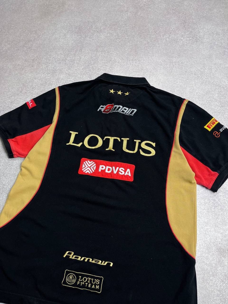 Vintage Vintage Lotus F-1 Team Racing Polo Shirt Y2K XL Size US L / EU 52-54 / 3 - 8 Thumbnail