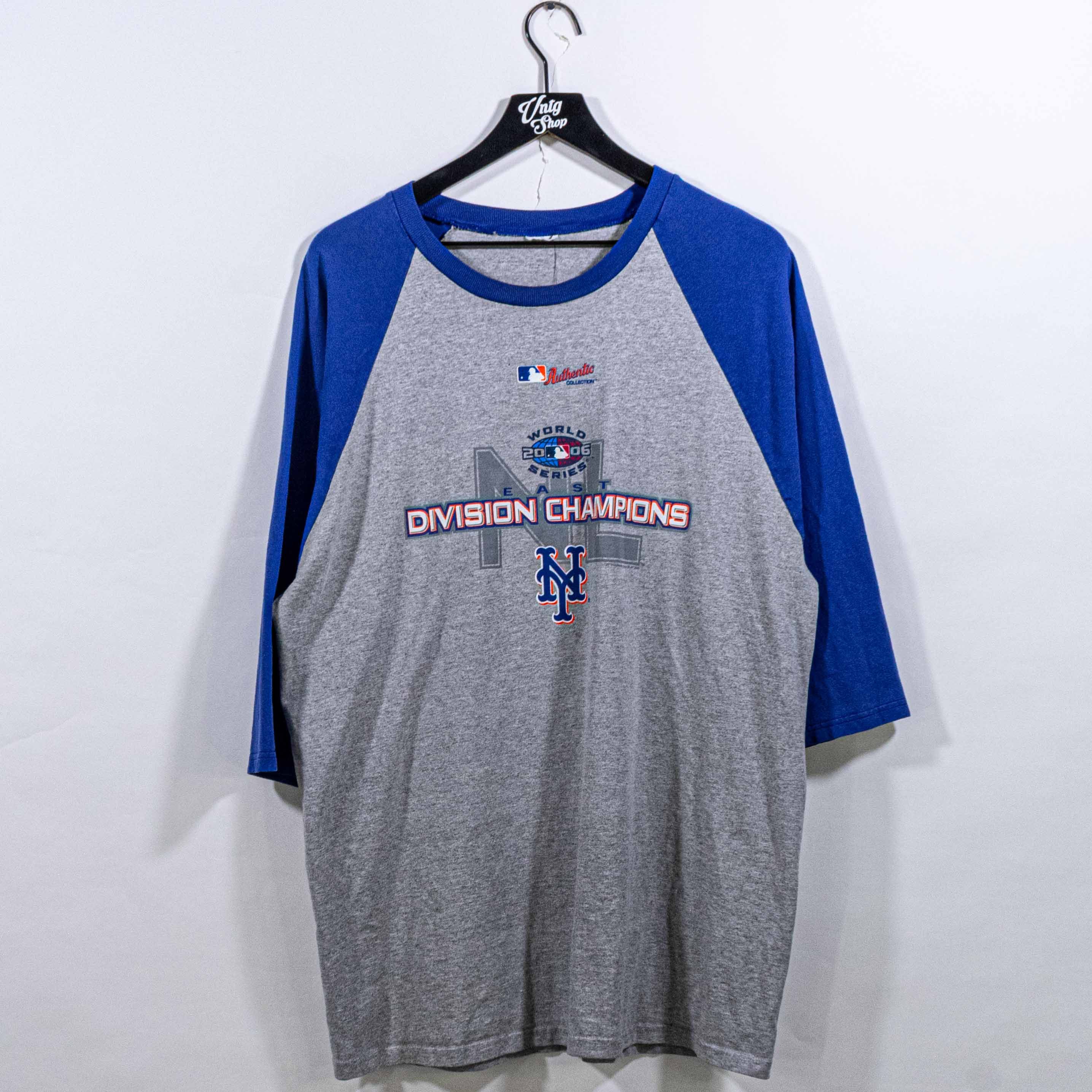 MLB New York Mets 2006 Division Champions MLB 3/4 Sleeve T-Shirt Size US XL / EU 56 / 4 - 1 Thumbnail