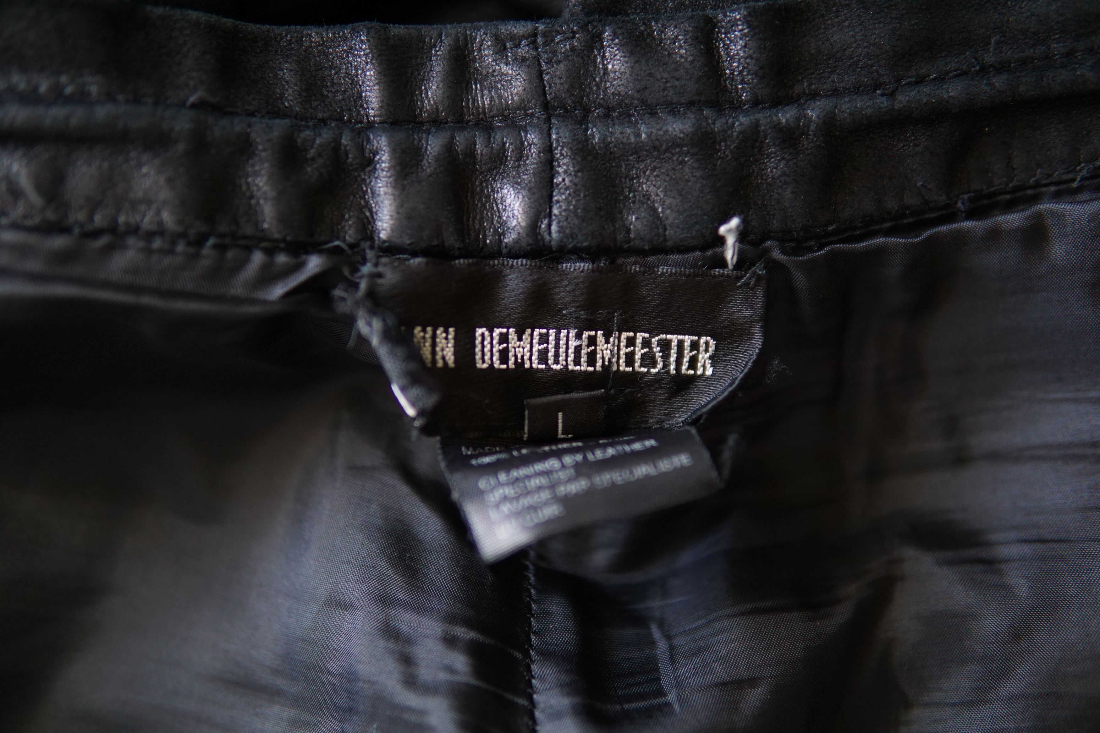 Ann Demeulemeester Suede Leather Pants Size US 34 / EU 50 - 6 Thumbnail