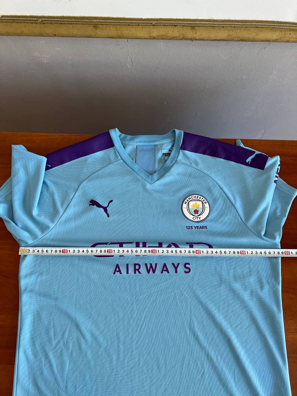 Puma 2019/20 MANCHESTER CITY HOME SOCCER JERSEY FOOTBALL SHIRT XL Size US XL / EU 56 / 4 - 16 Thumbnail