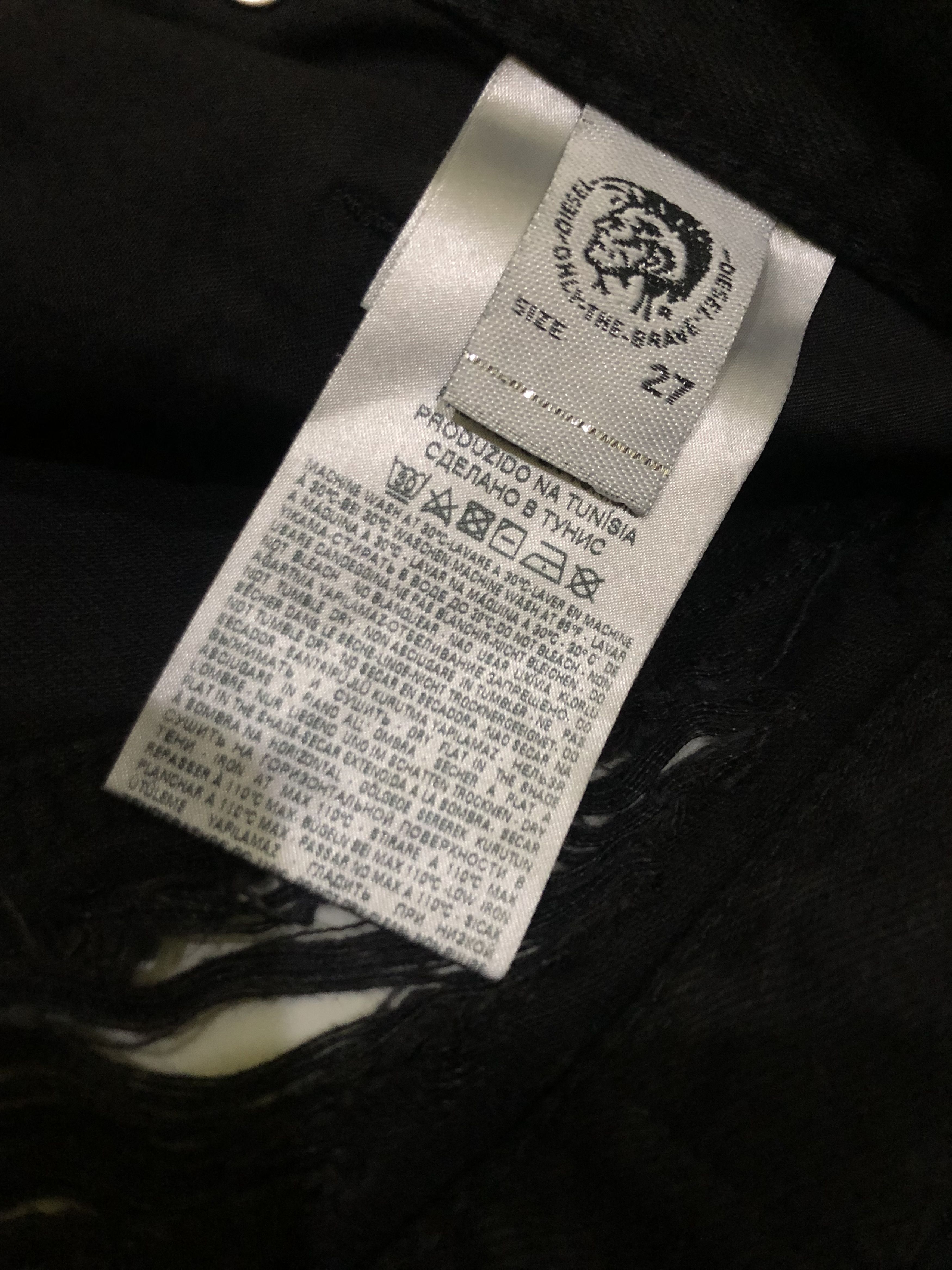 Diesel BNWT Diesel Aryel 084WH Distressed Black Jeans Size 30" / US 8 / IT 44 - 10 Thumbnail