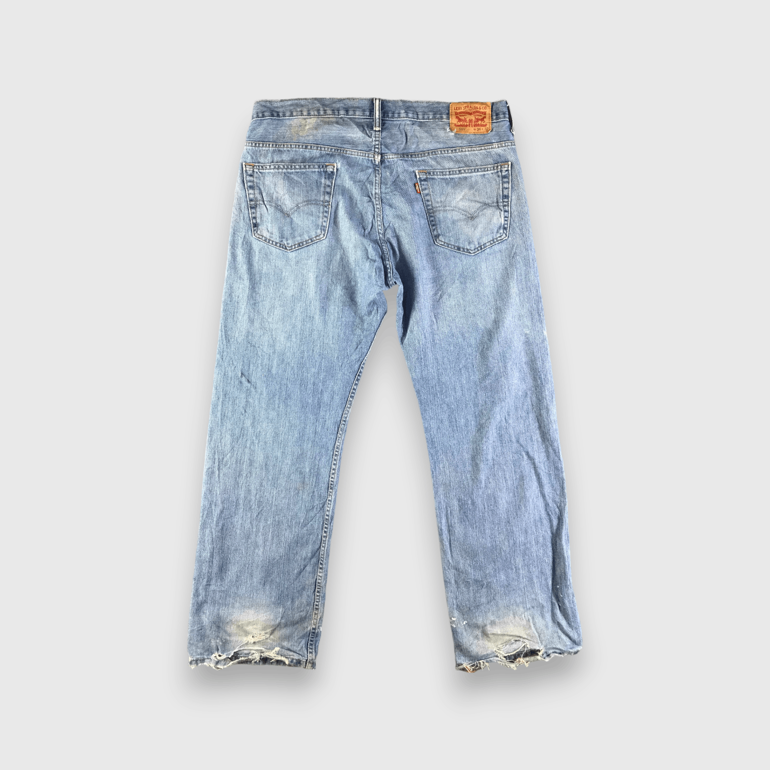 Levi's Vintage Blue Wash Levis 569 Jeans-J4161 Size US 40 / EU 56 - 2 Thumbnail