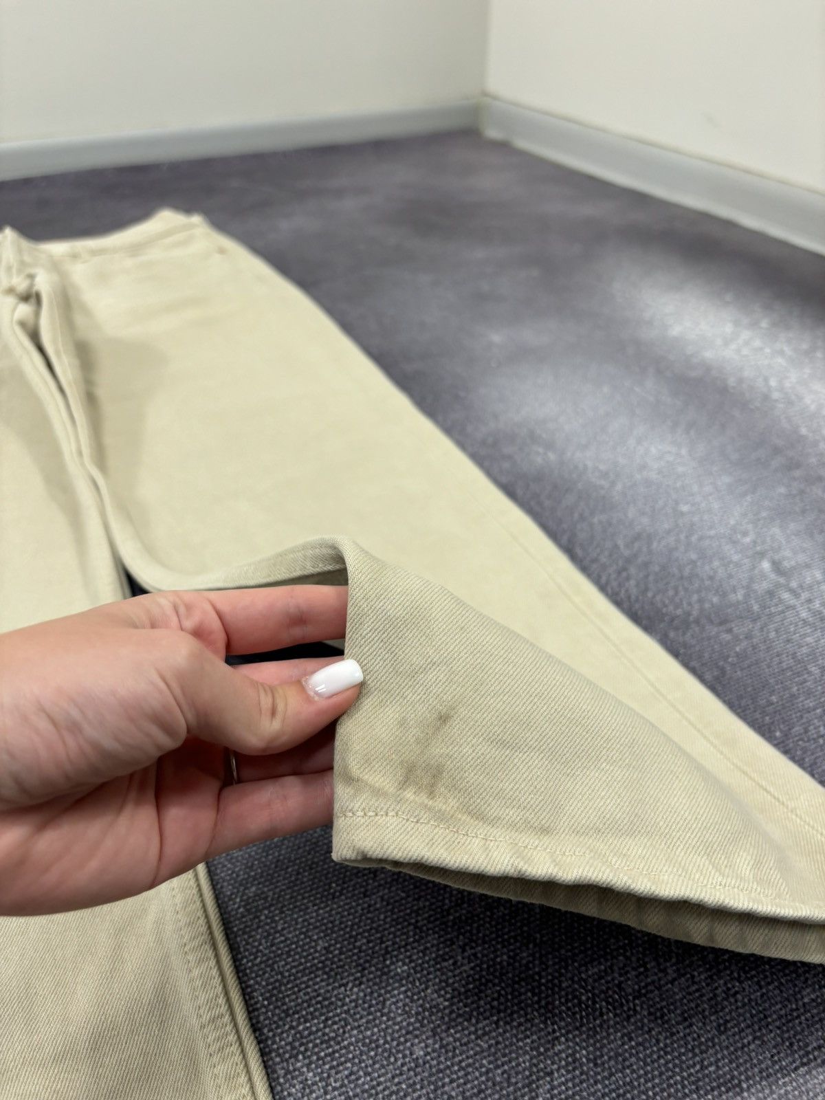 Levi's Vintage 90s Levi’s 501 Cream Custom Snake Hype Denim Jeans Size US 36 / EU 52 - 12 Thumbnail