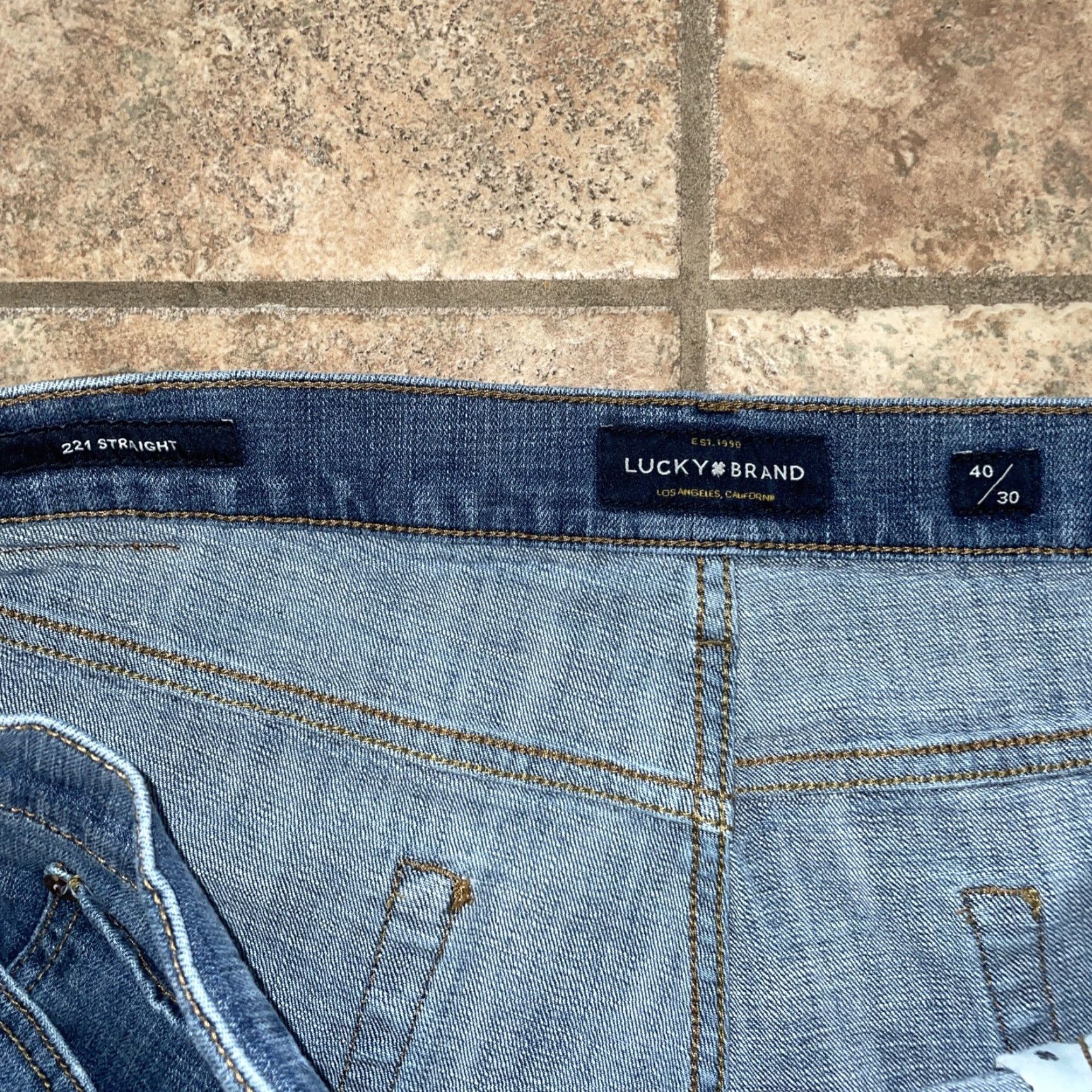 Lucky Brand Lucky Brand 221 Jeans Straight Mens 40x30 Blue Size US 40 / EU 56 - 4 Thumbnail