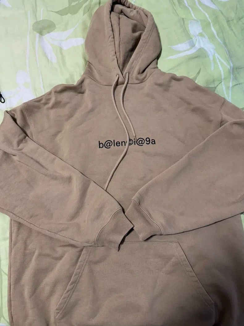 Balenciaga Balenciaga Khaki hooded sweatshirt Size US S / EU 44-46 / 1 - 1 Thumbnail