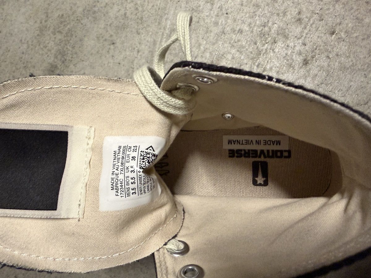 Converse × Rick Owens Drkshdw Rick Owens DRKSHDW X Converse TURBODRK Chuck 70 Sneakers Size US 5.5 / IT 35.5 - 5 Thumbnail