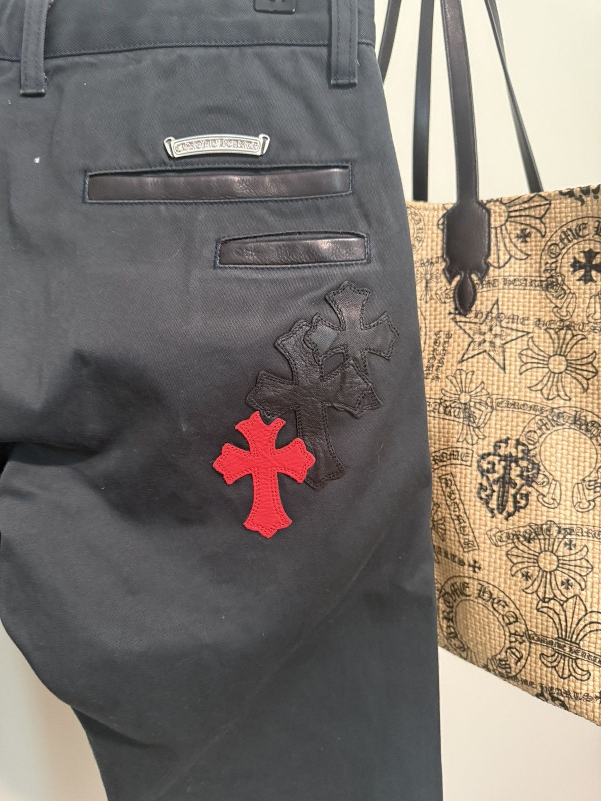 Chrome Hearts Chrome Hearts Spiderman Cross Patch Chinos Size US 32 / EU 48 - 8 Thumbnail