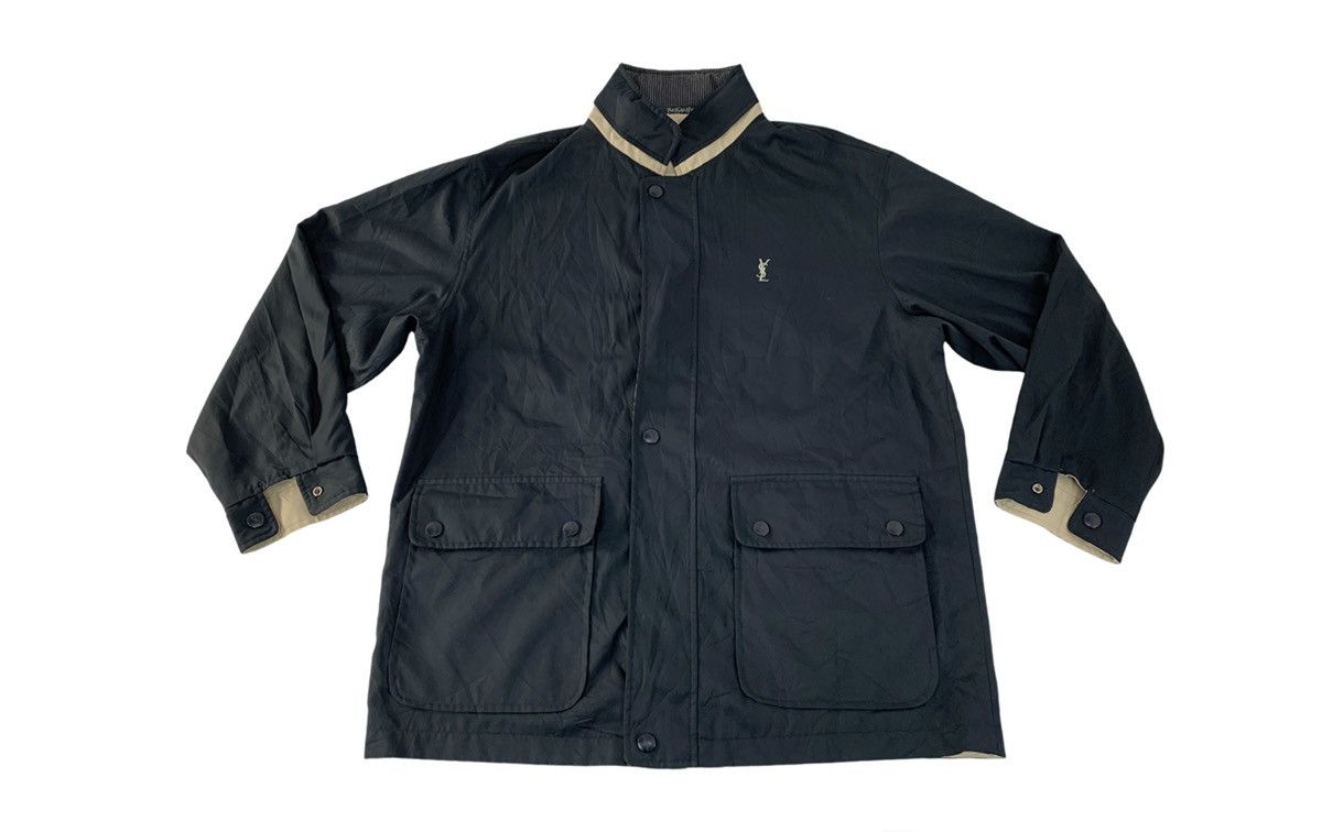 Vintage 90s Yves Saint Lauren Pour Homme Jacket Big Pocket Size US XL / EU 56 / 4 - 1 Thumbnail