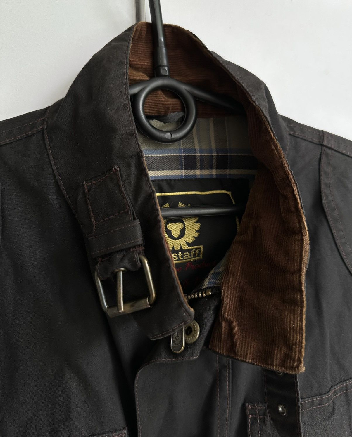 Belstaff Women's Belstaff Cougar Gold Label Waxed Biker Jacket Rare Size US L / EU 52-54 / 3 - 6 Thumbnail