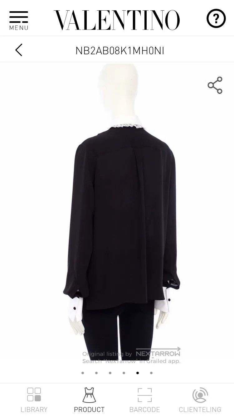 Valentino Valentino Black shirt Size M / US 6-8 / IT 42-44 - 5 Thumbnail