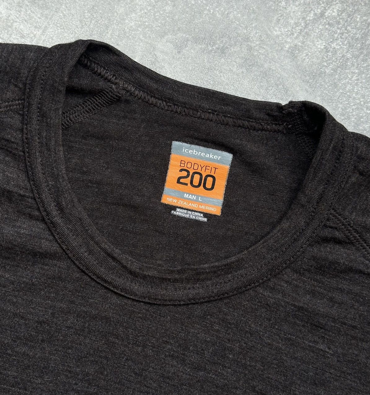 Icebreaker Men's Icebreaker Merino 200 Bodyfit Dark Gray Base Layer L Size US L / EU 52-54 / 3 - 3 Thumbnail