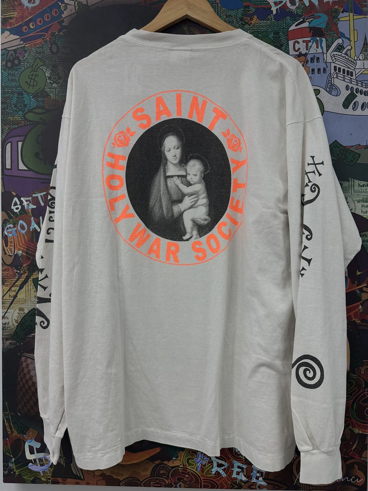 Saint Michael St Michael Ladies Long Sleeve T Shirt Size US XL / EU 56 / 4 - 2 Thumbnail