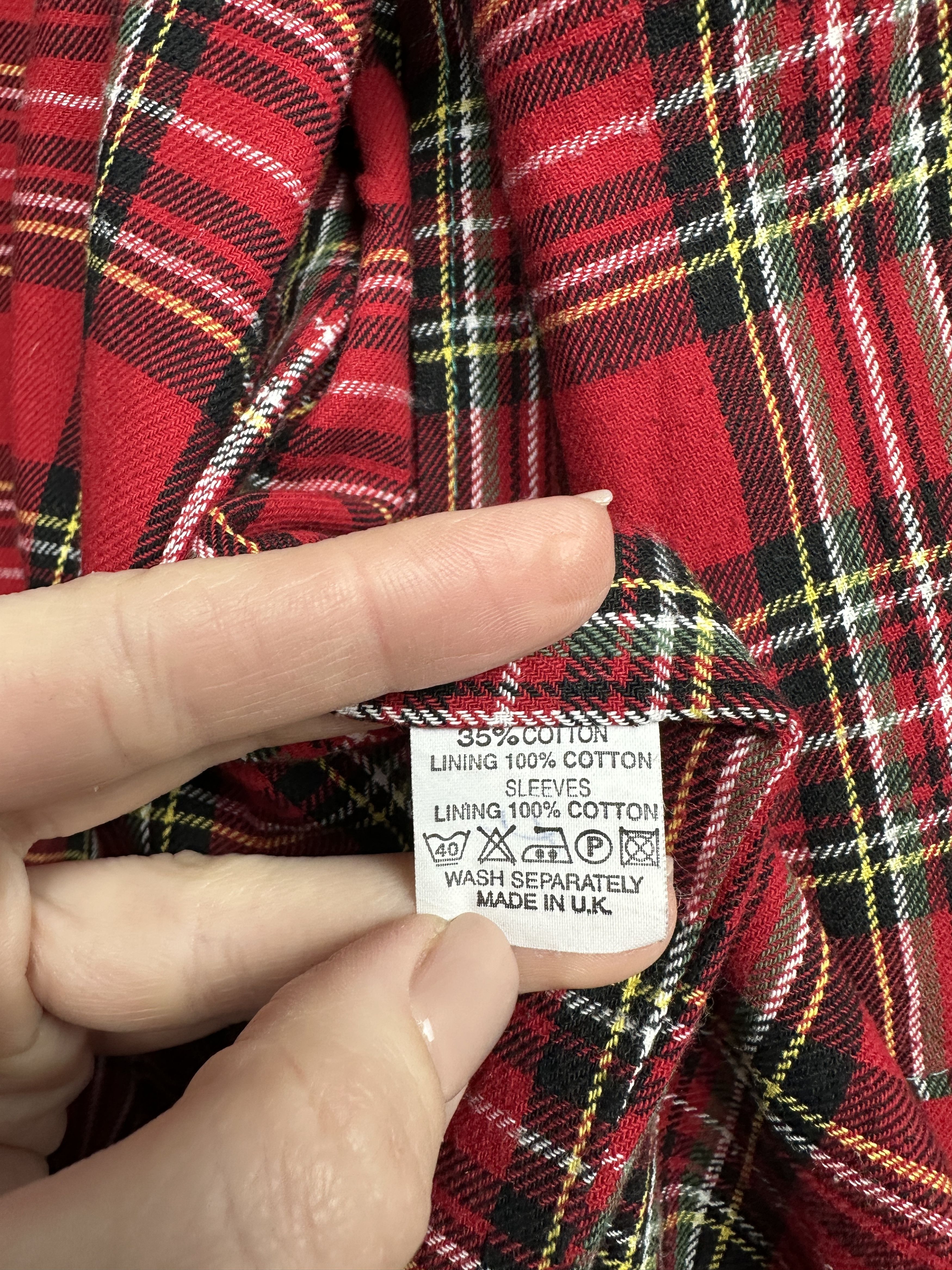 New England Outerwear Vintage England Plaid Lined Collared Bomber Jacket Size US XL / EU 56 / 4 - 6 Thumbnail