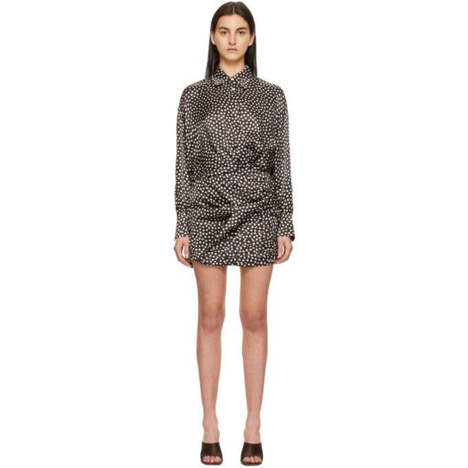 Magda Butrym Polka-Dot Silk Dress