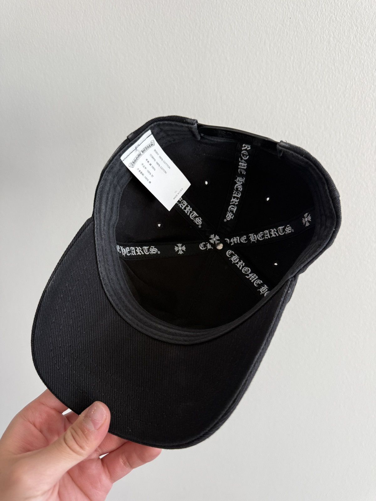 Chrome Hearts Chrome Hearts Cross Logo Hat Size ONE SIZE - 3 Thumbnail