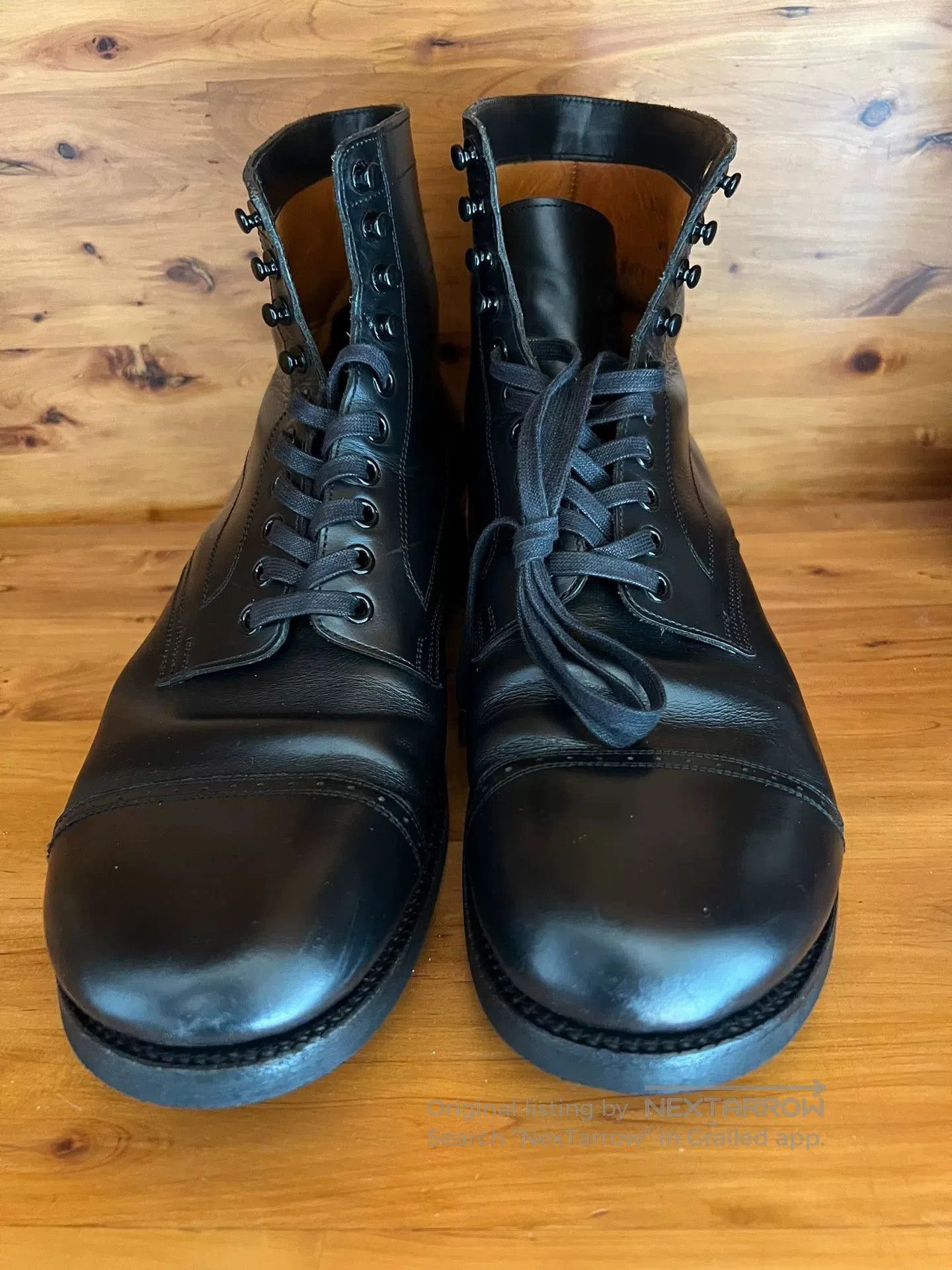 BLACK SIGN black sign army last mid cut dress boots. Size US 8.5 / EU 41-42 - 2 Thumbnail