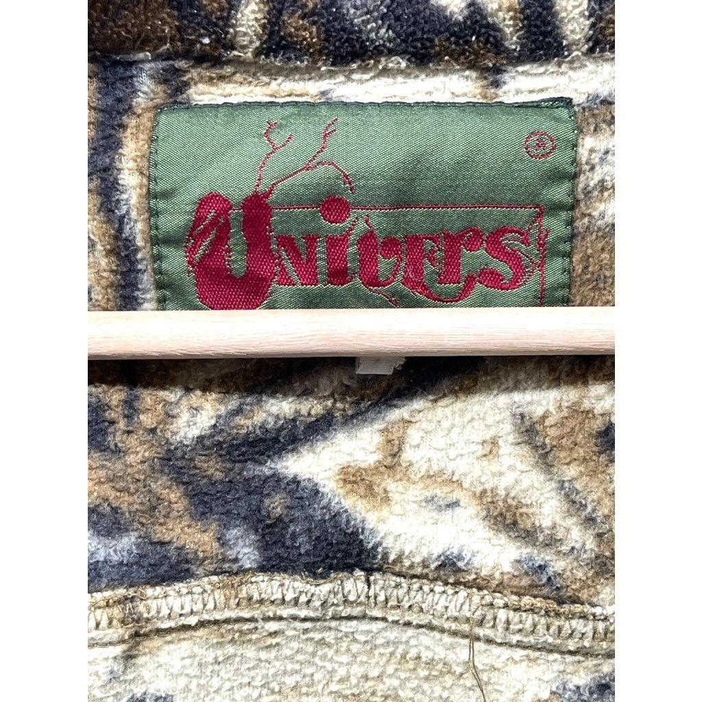 Vintage 1990's Univers Outdoor Camo Animal Full Zip Fleece Jacket Size US XXL / EU 58 / 5 - 3 Thumbnail