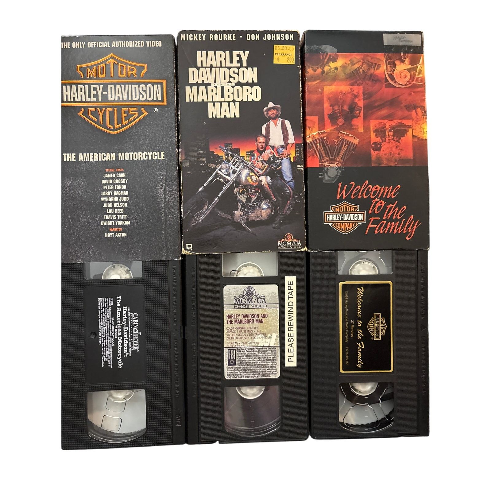 Harley Davidson Harley Davidson VHS lot (3) Size ONE SIZE - 3 Thumbnail