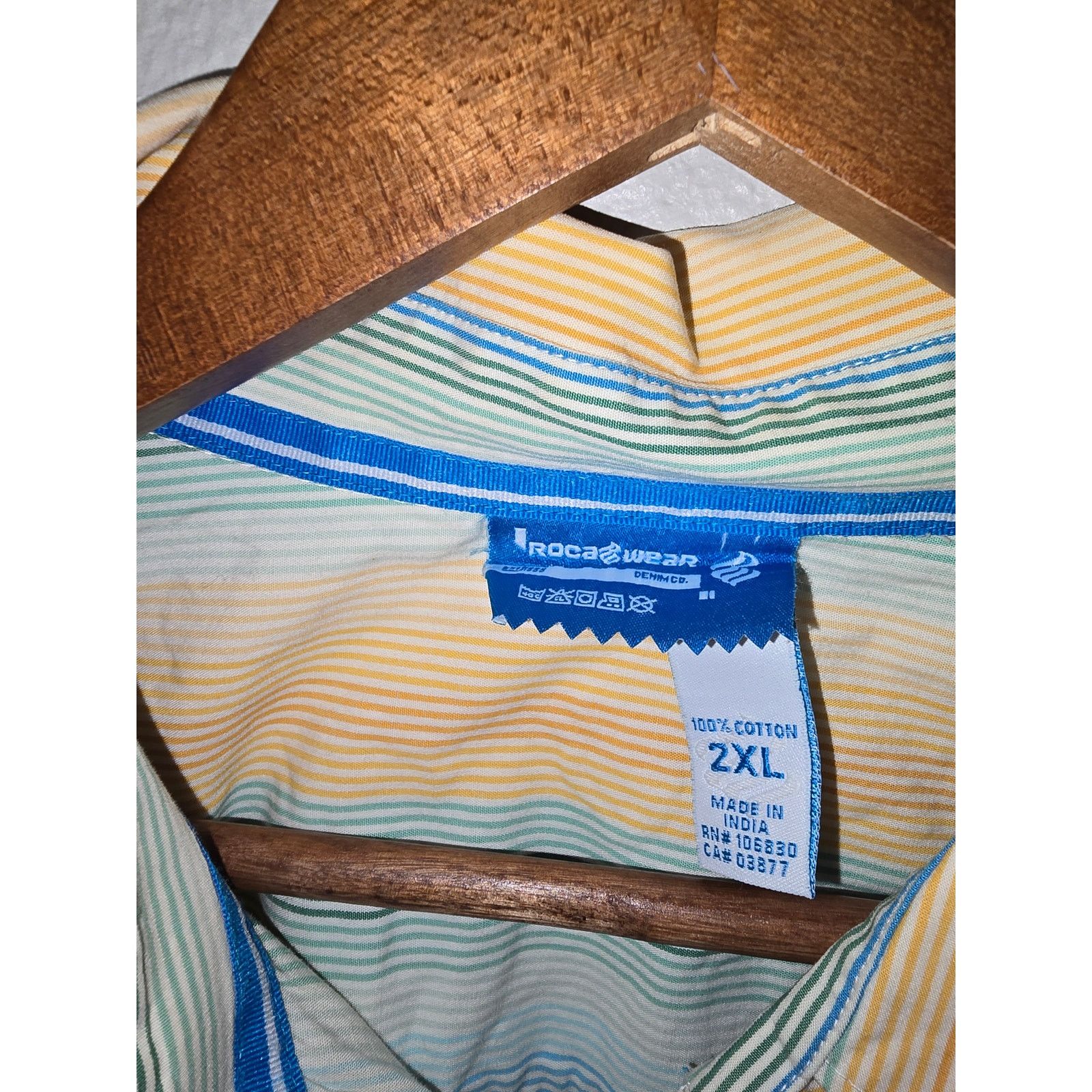 Rocawear Y2K Rocawear Button Up Shirt Mens XXL Multicolor Striped Size US XXL / EU 58 / 5 - 7 Thumbnail