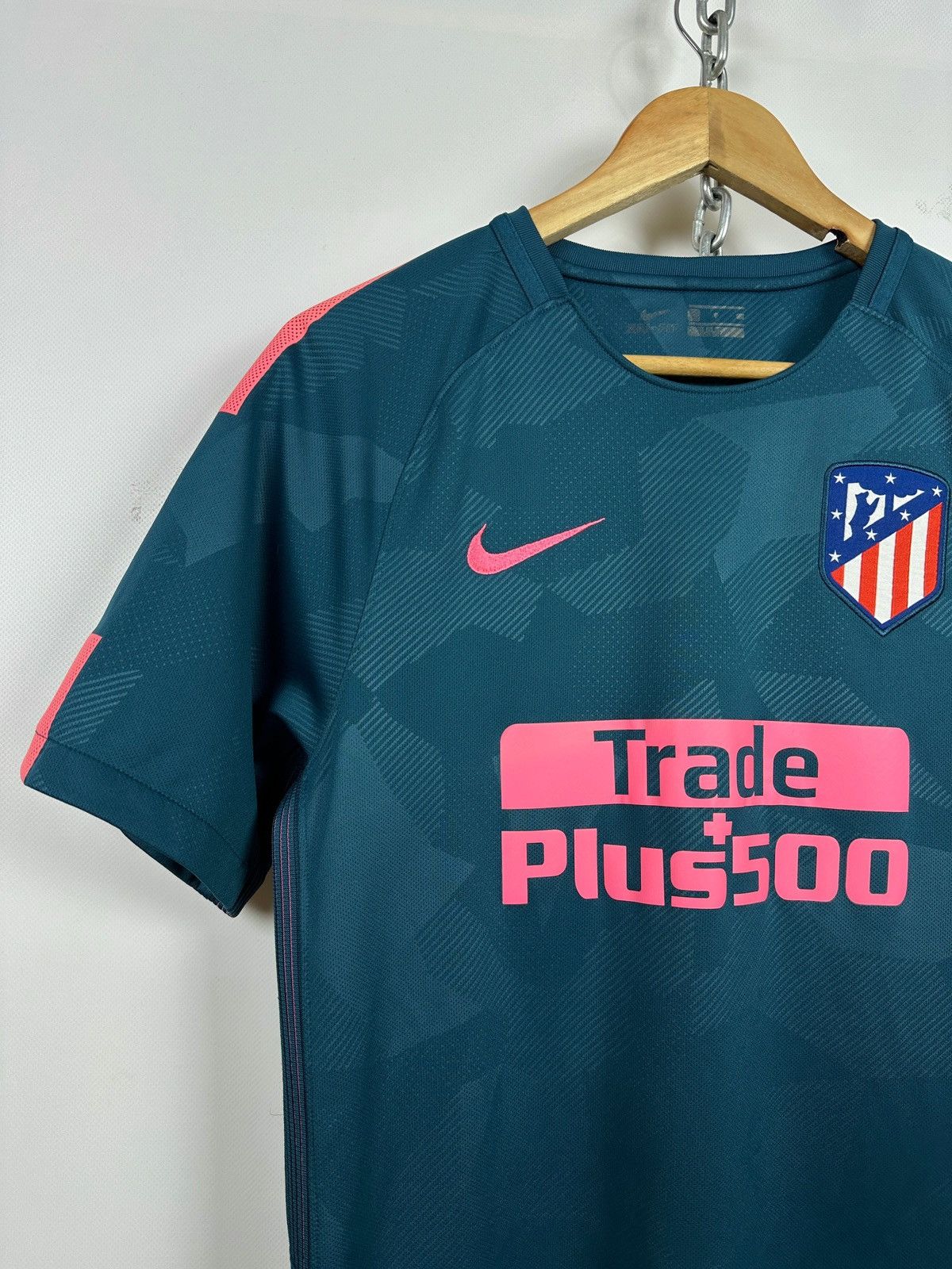 Nike 2017/18 Nike Atletico Madrid Third Kit Soccer Jersey Size US S / EU 44-46 / 1 - 4 Thumbnail