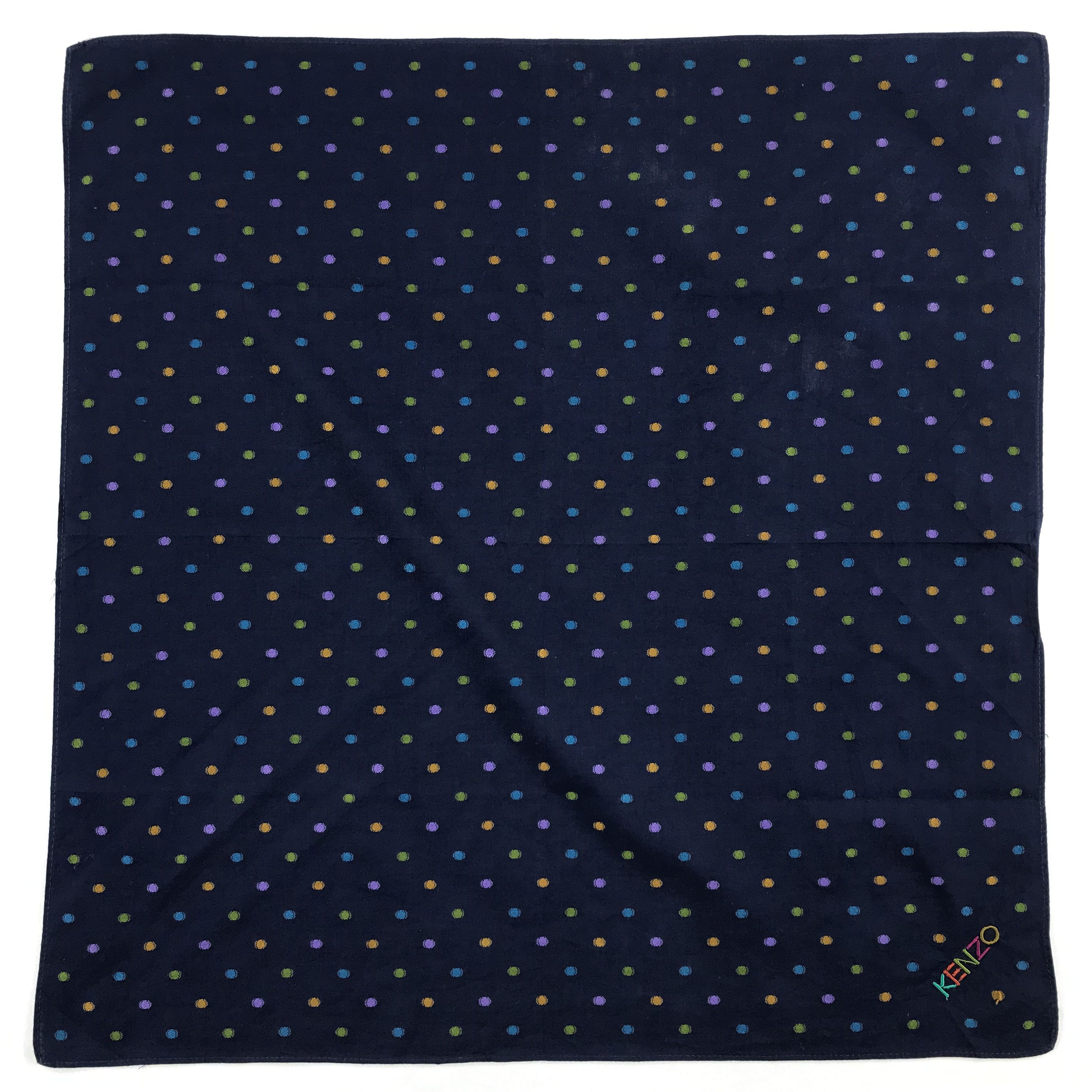 Kenzo × Vintage Kenzo Bandana / Handkerchief / Neckerchief -S2481 Size ONE SIZE - 1 Thumbnail