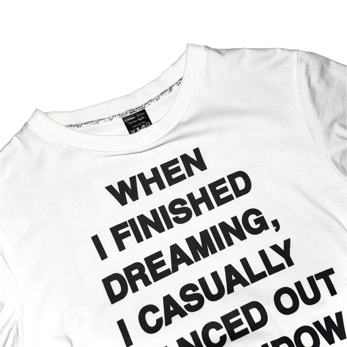 Number (N)ine Number (N)ine SS09 "Dreaming Rain" poem T-shirt Size US M / EU 48-50 / 2 - 2 Thumbnail