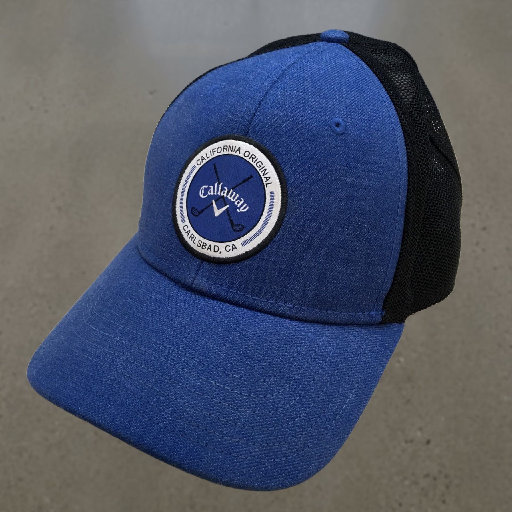 Callaway Callaway Trucker Hats Mens Blue OS Adjustable Curved Brim California Original Size ONE SIZE - 1 Thumbnail