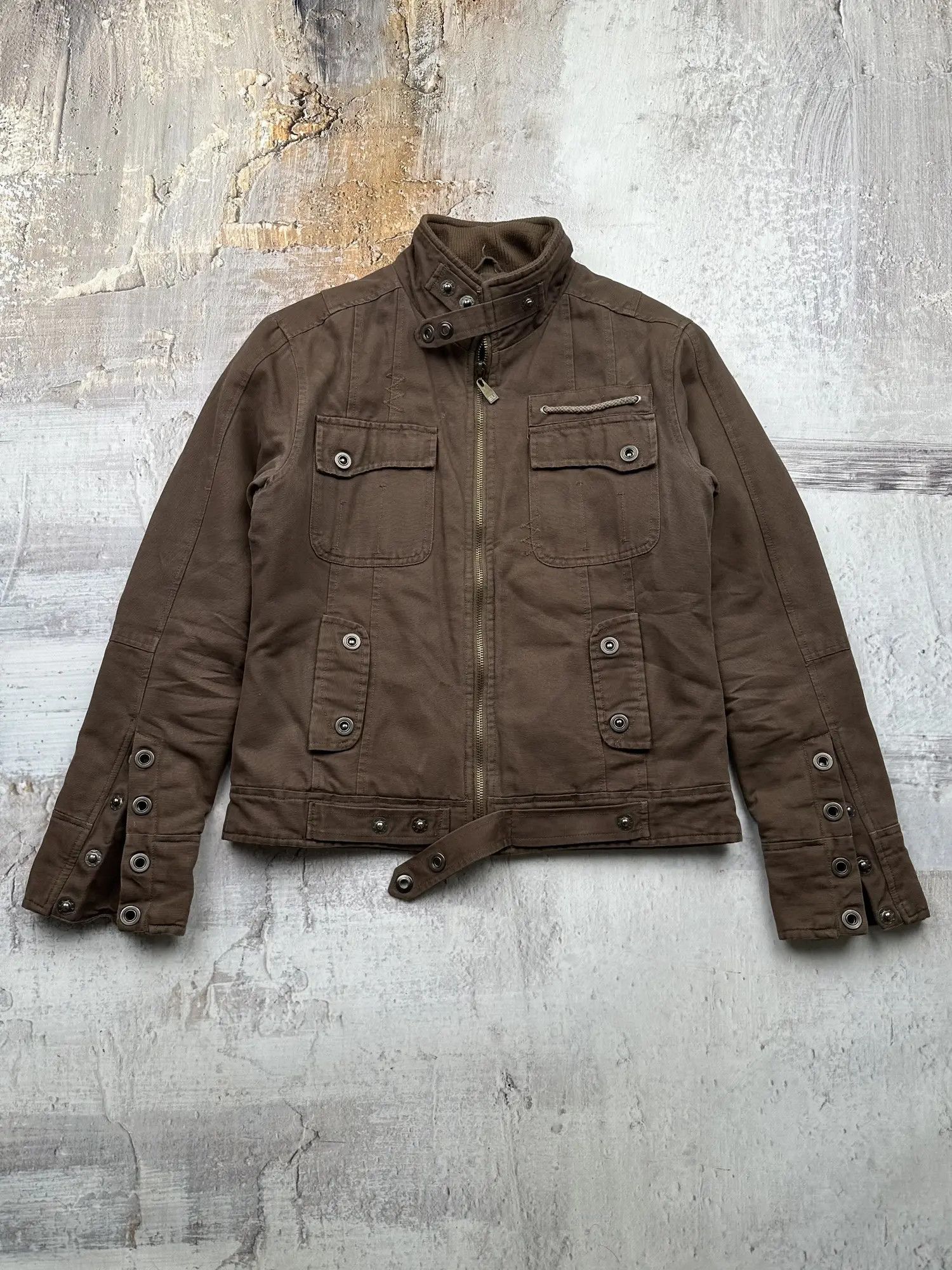 image of Avant Garde x Vintage Bondage Jacket in Brown, Women's (Size Medium)