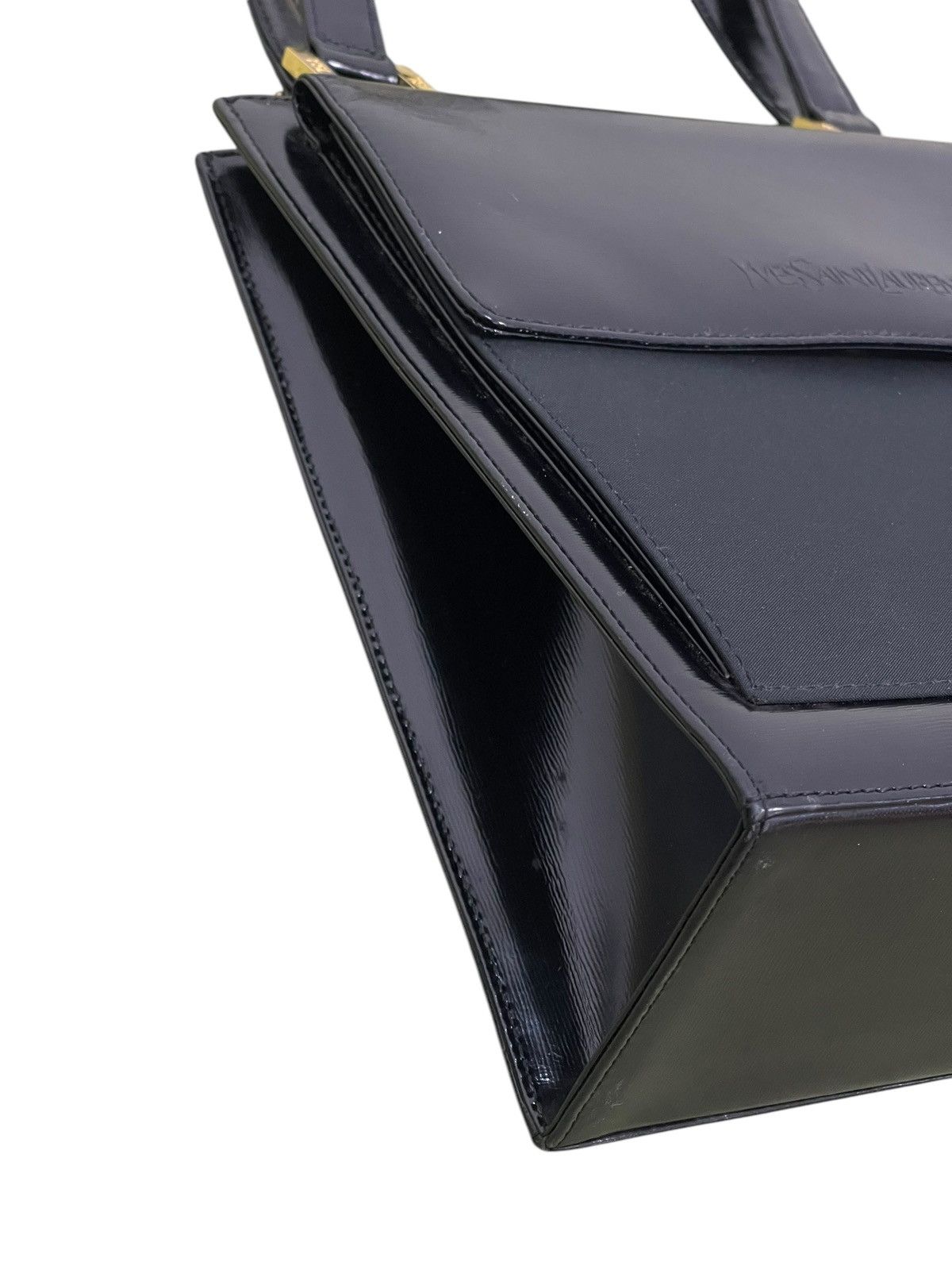 Yves Saint Laurent Full Leather YSL Yves Saint Laurent Vtg Hand Bag 1🟩6 Size ONE SIZE - 10 Thumbnail