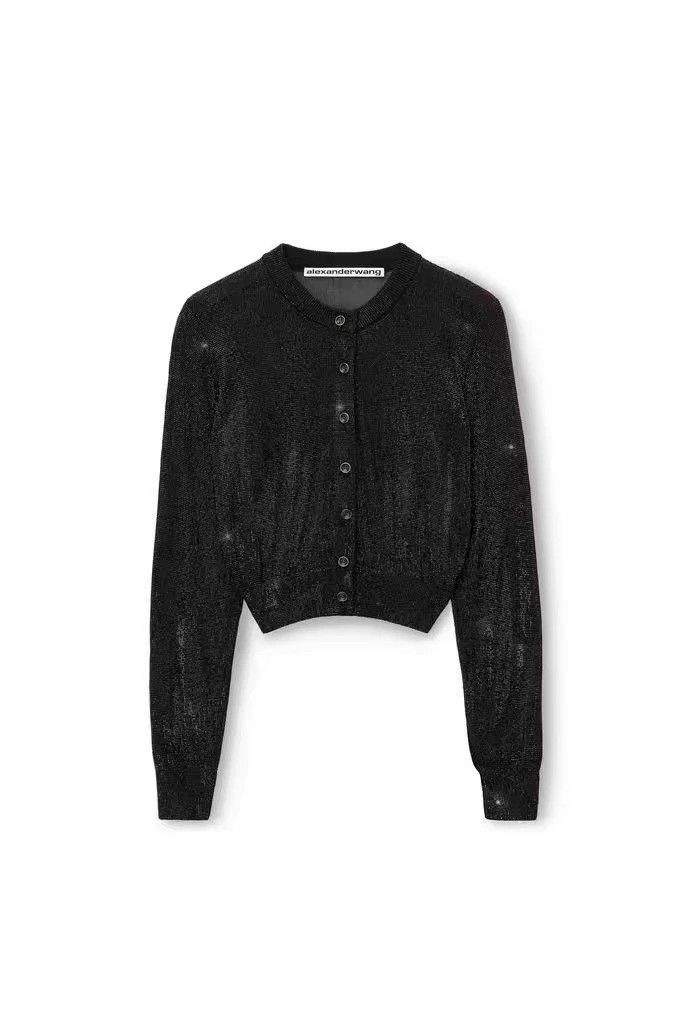 Alexander Wang Alexander Wang Crystal Cardigan Black M Size M / US 6-8 / IT 42-44 - 1 Thumbnail
