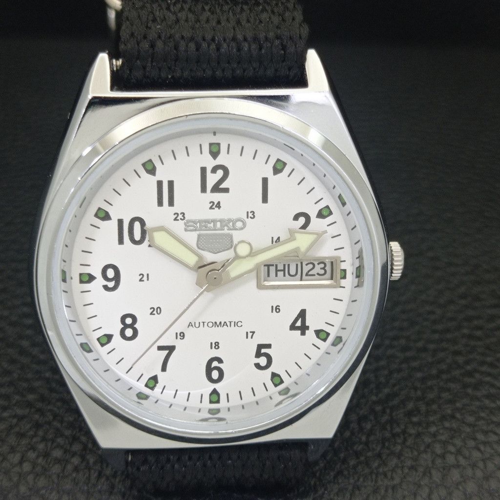 Seiko REFURBISHED VINTAGE SEIKO 5 AUTO JAPAN MENS WATCH a441734 Size 38 - 4 Thumbnail