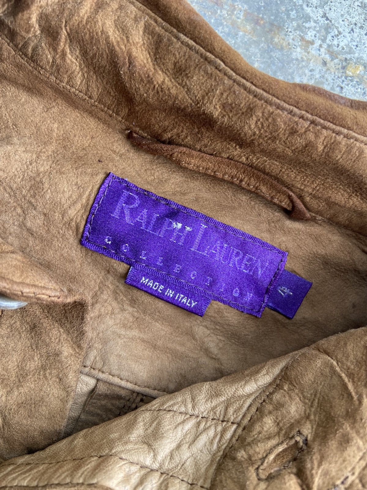 Ralph Lauren Purple Label 2000’s Archival RL Purple Label Collection Suede Shirt Size US S / EU 44-46 / 1 - 5 Thumbnail