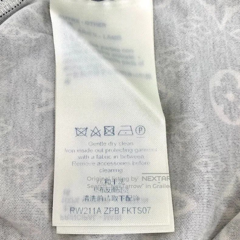 Louis Vuitton Louis Vuitton Blue Logo Monogram Cotton T. Size US XS / EU 42 / 0 - 6 Thumbnail
