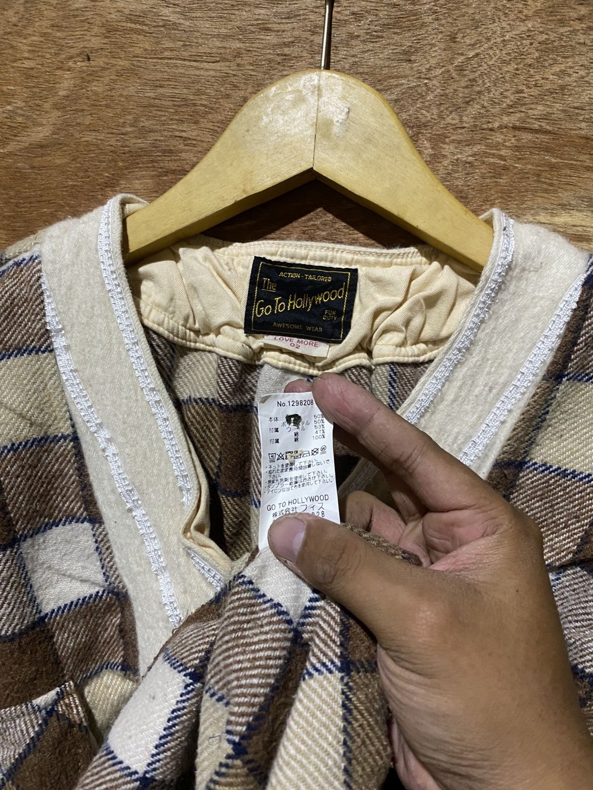 Japanese Brand 💸BINDING OFFER💸 GO TO HOLLYWOOD KAPITAL STYLE UNIQUE FLANNEL Size US XL / EU 56 / 4 - 7 Thumbnail