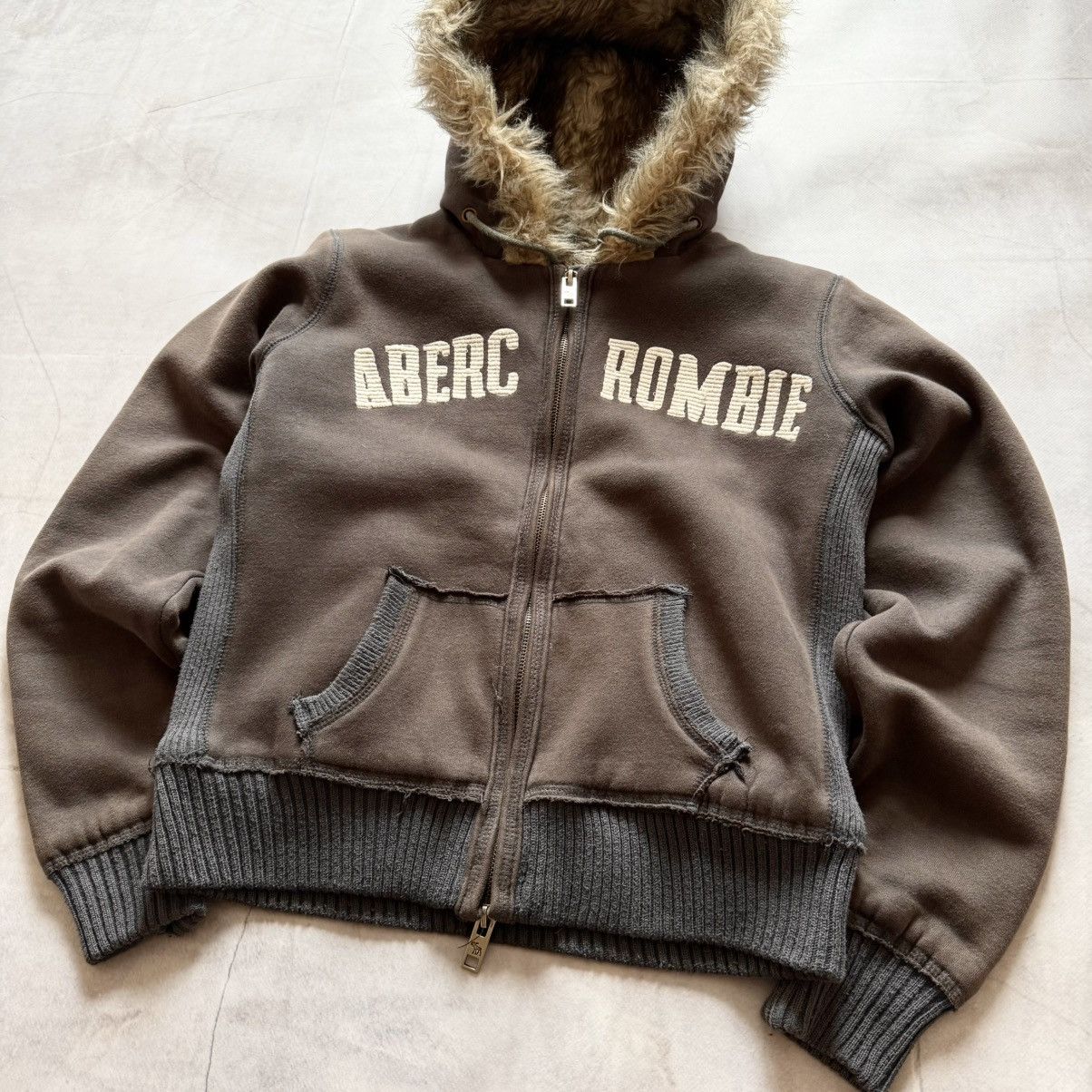 Hysteric Glamour × Undercover Abercrombie If Six Was Nine Vibe Faux Fur Zip Hoodie Jacket Size S / US 4 / IT 40 - 3 Thumbnail