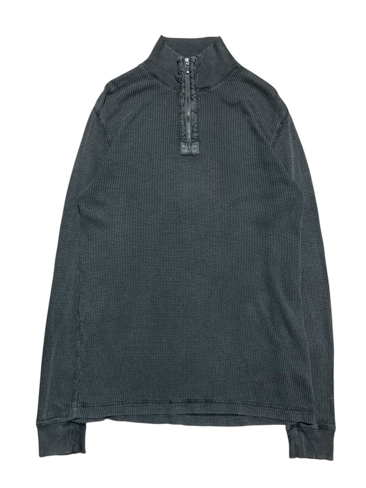 Calvin Klein Archive Y2k Calvin Klein zip turtle neck thermal longsleeve Size US L / EU 52-54 / 3 - 1 Thumbnail